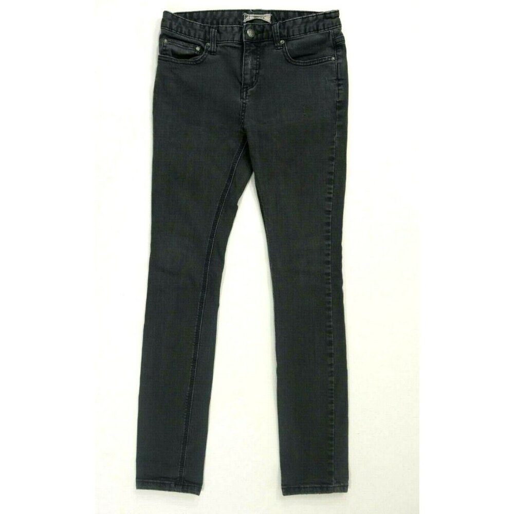 Free People Gray Black Skinny Stretch 5 Pocket Jeans Womens Size 26